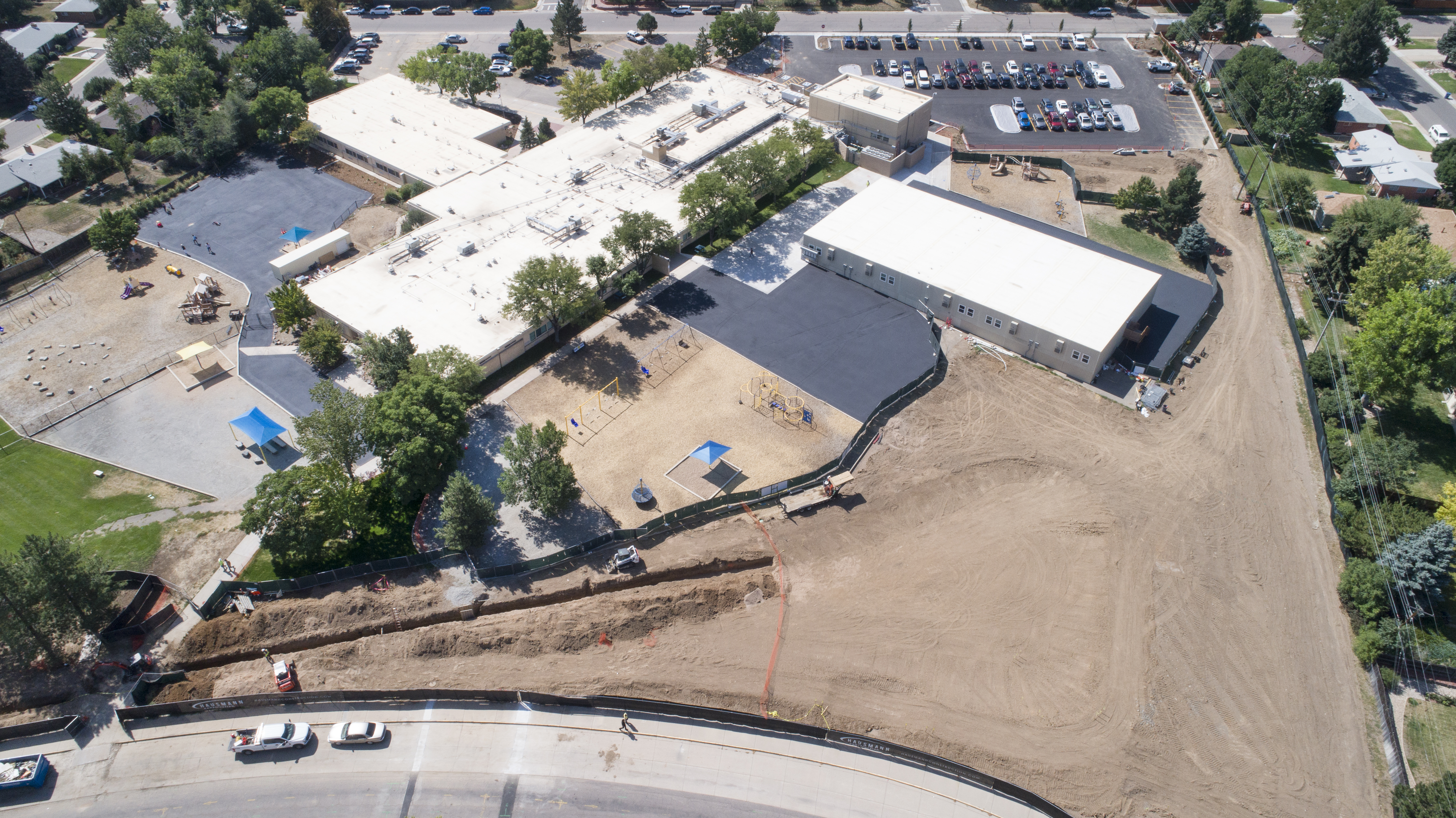 Highland temporary wing aerial view 9 3 2019