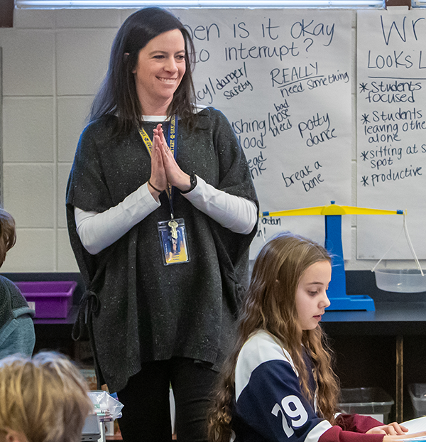 Photo: Teacher and student